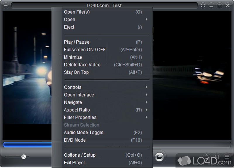 Create and manage playlists - Screenshot of Zoom Player MAX