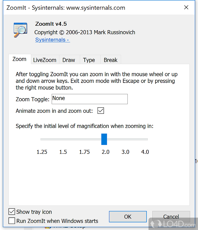 Screen zoom and annotation tool for technical presentations - Screenshot of ZoomIt