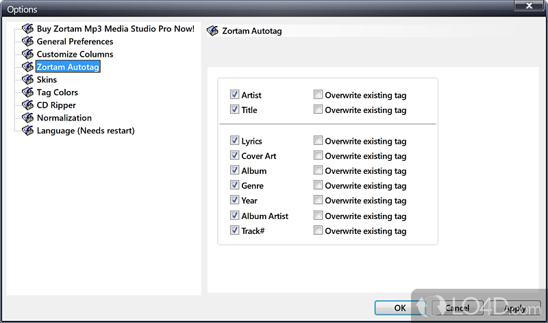 for apple instal Zortam Mp3 Media Studio Pro 31.10