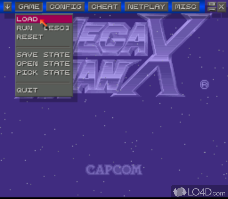 Emulator for the Super Nintendo Entertainment System that aims to provide users the same options as the original device - Screenshot of ZSNES