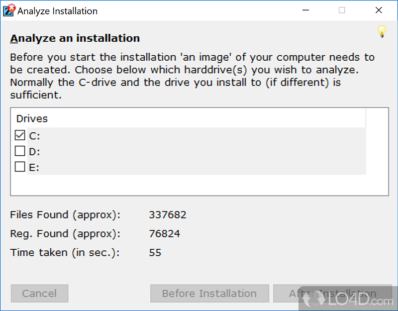 Working with system images - Screenshot of ZSoft Uninstaller