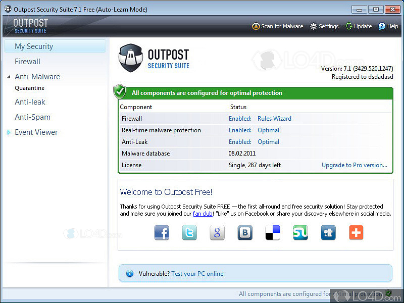 download agnitum outpost firewall