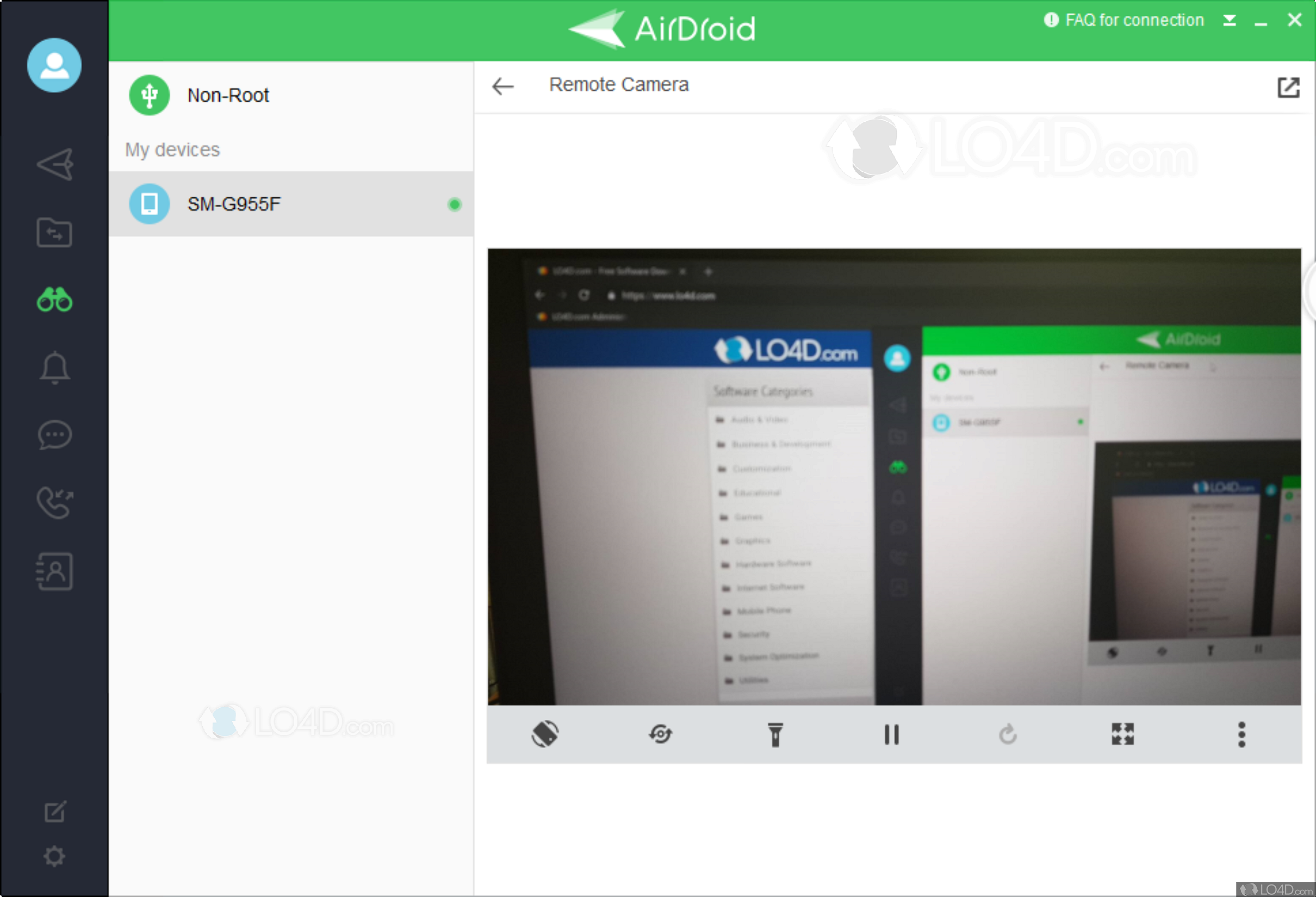download photos from phone using airdroid desktop