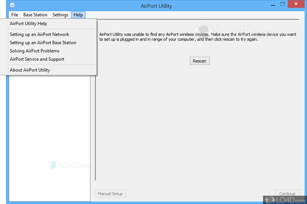airport utility software for windows