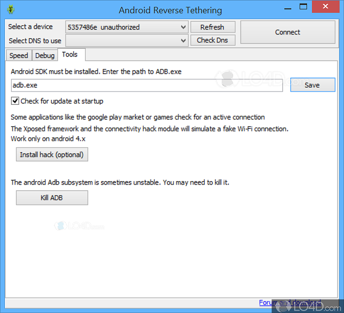 android reverse tethering 3.11 gratuit