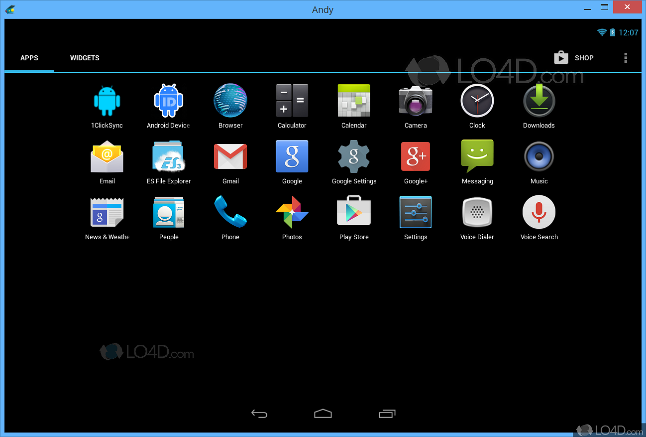 android emulator software andy