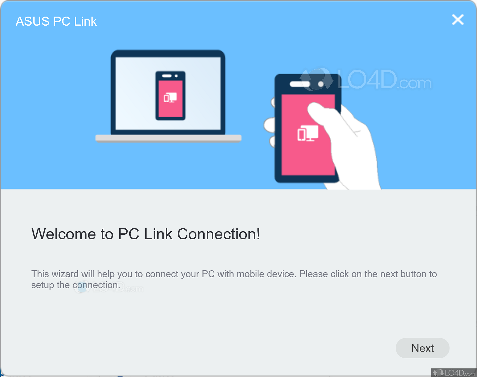 is there a asus pc link app for ipad