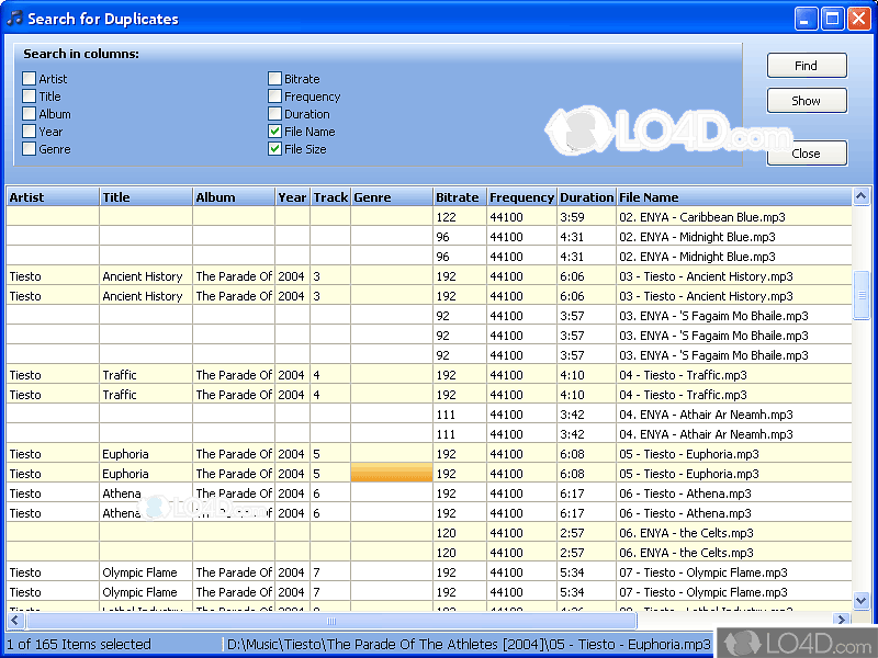 Audio Catalog Download