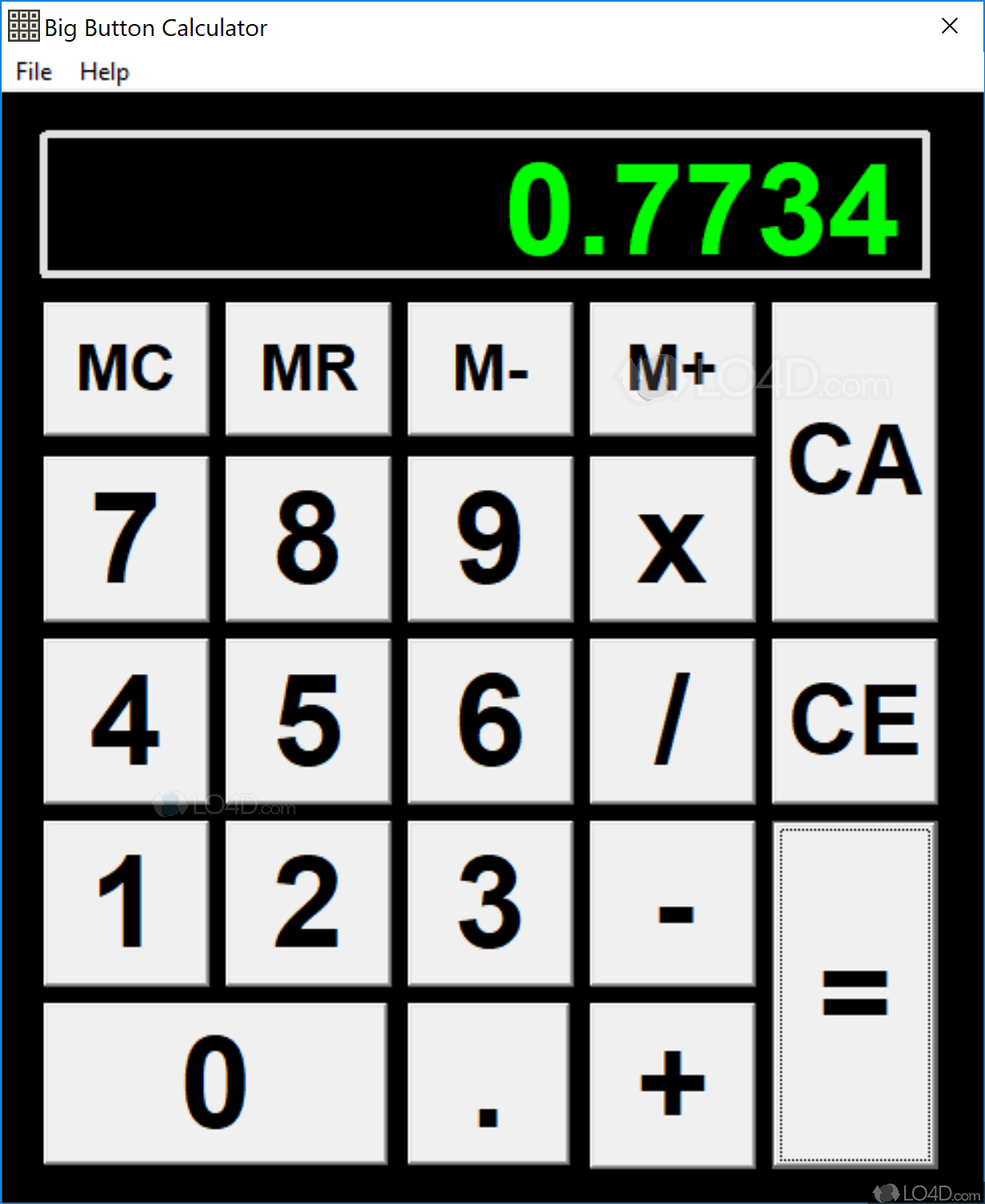 large-button-calculator-lo4d