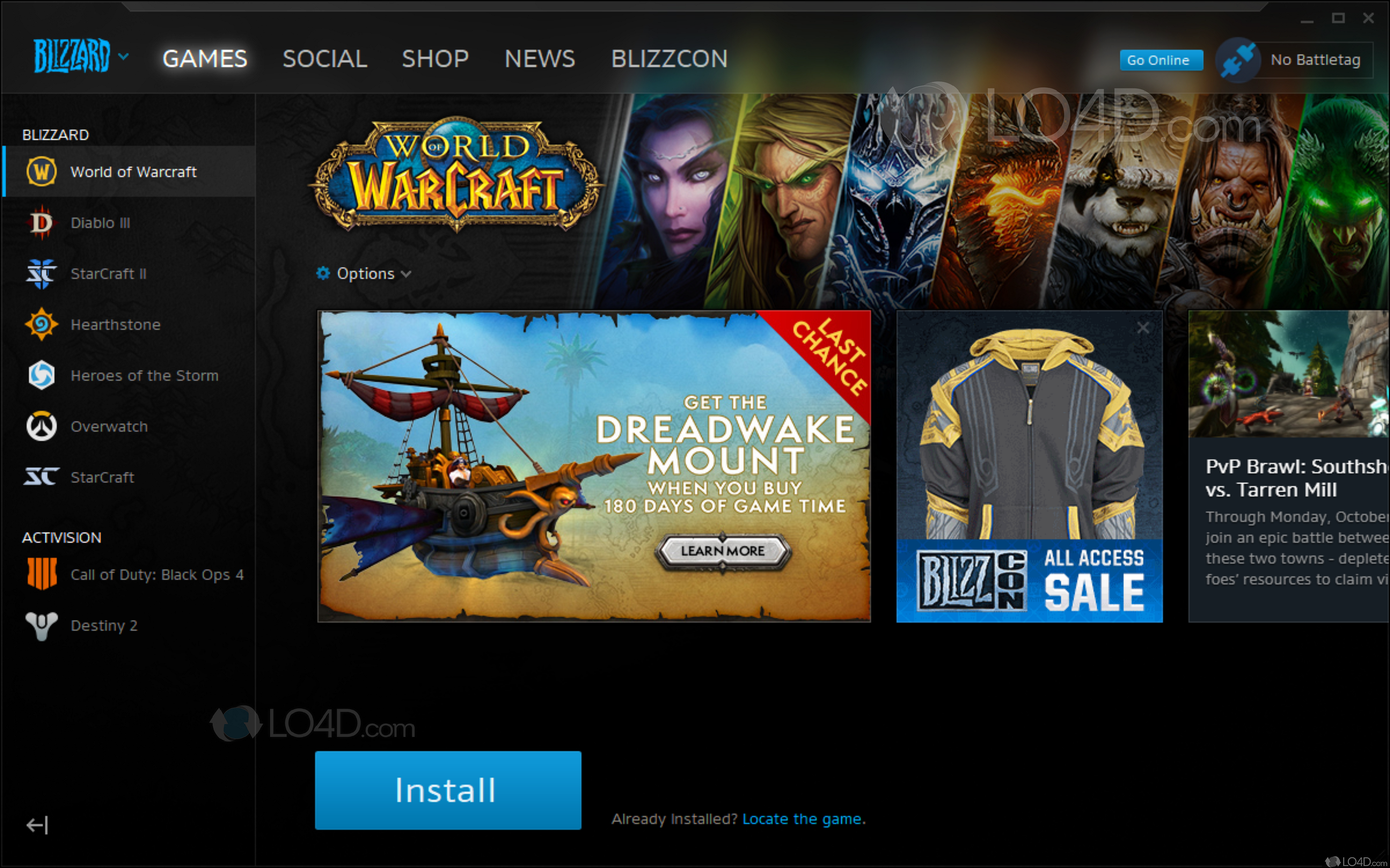 blizzard download for mac