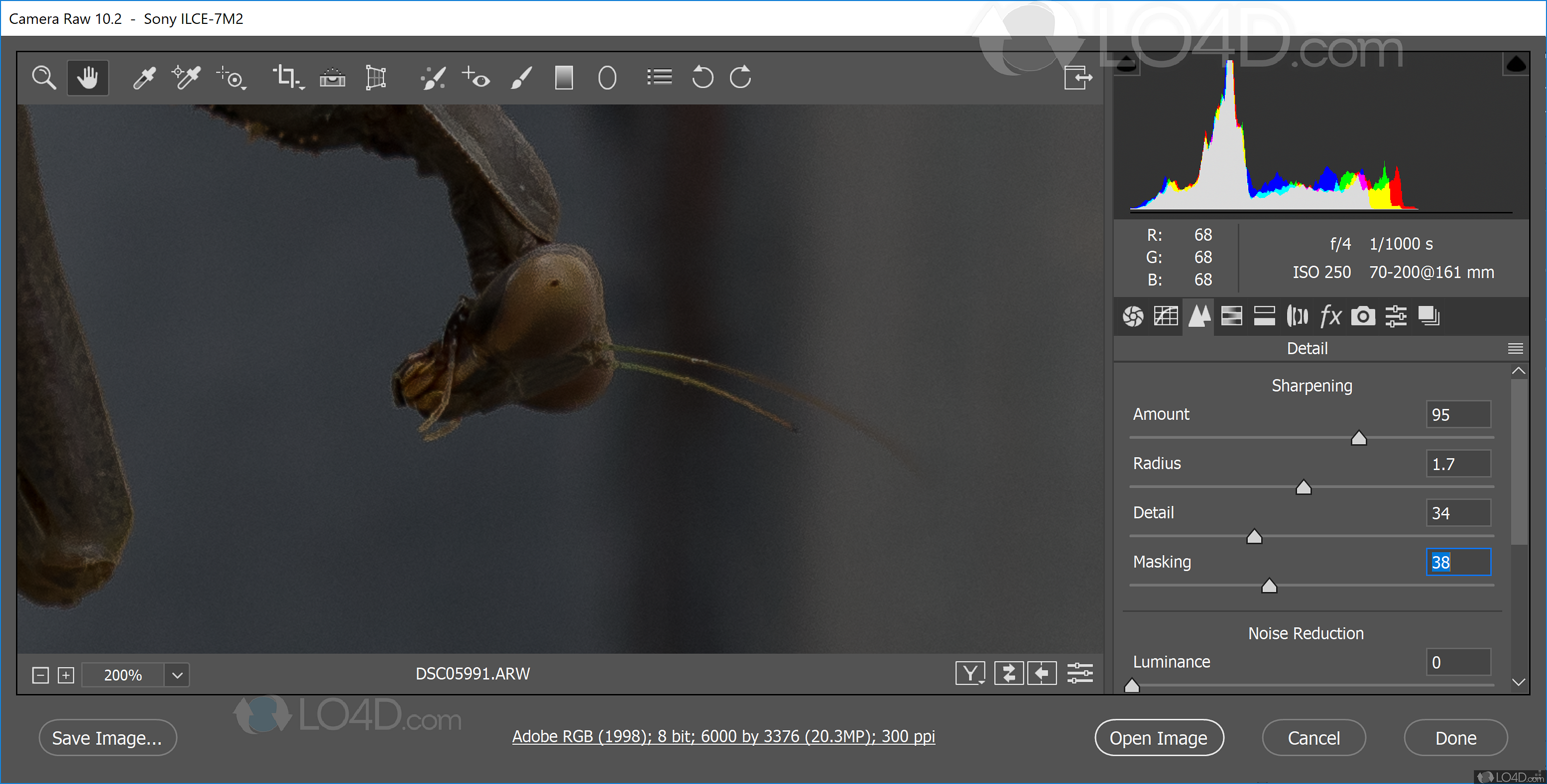 camera raw photoshop 5.1