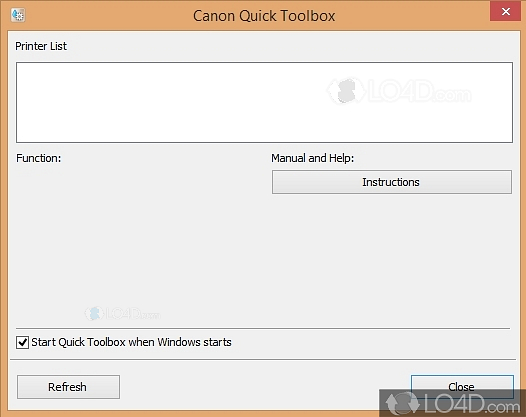 canon printer utilities tool box