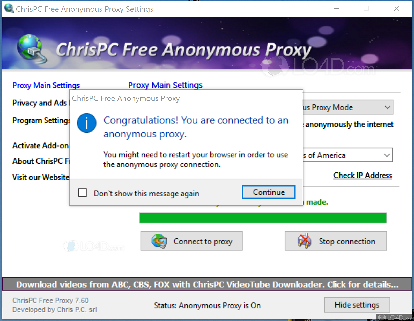 download ChrisPC Free VPN Connection 4.07.31 free