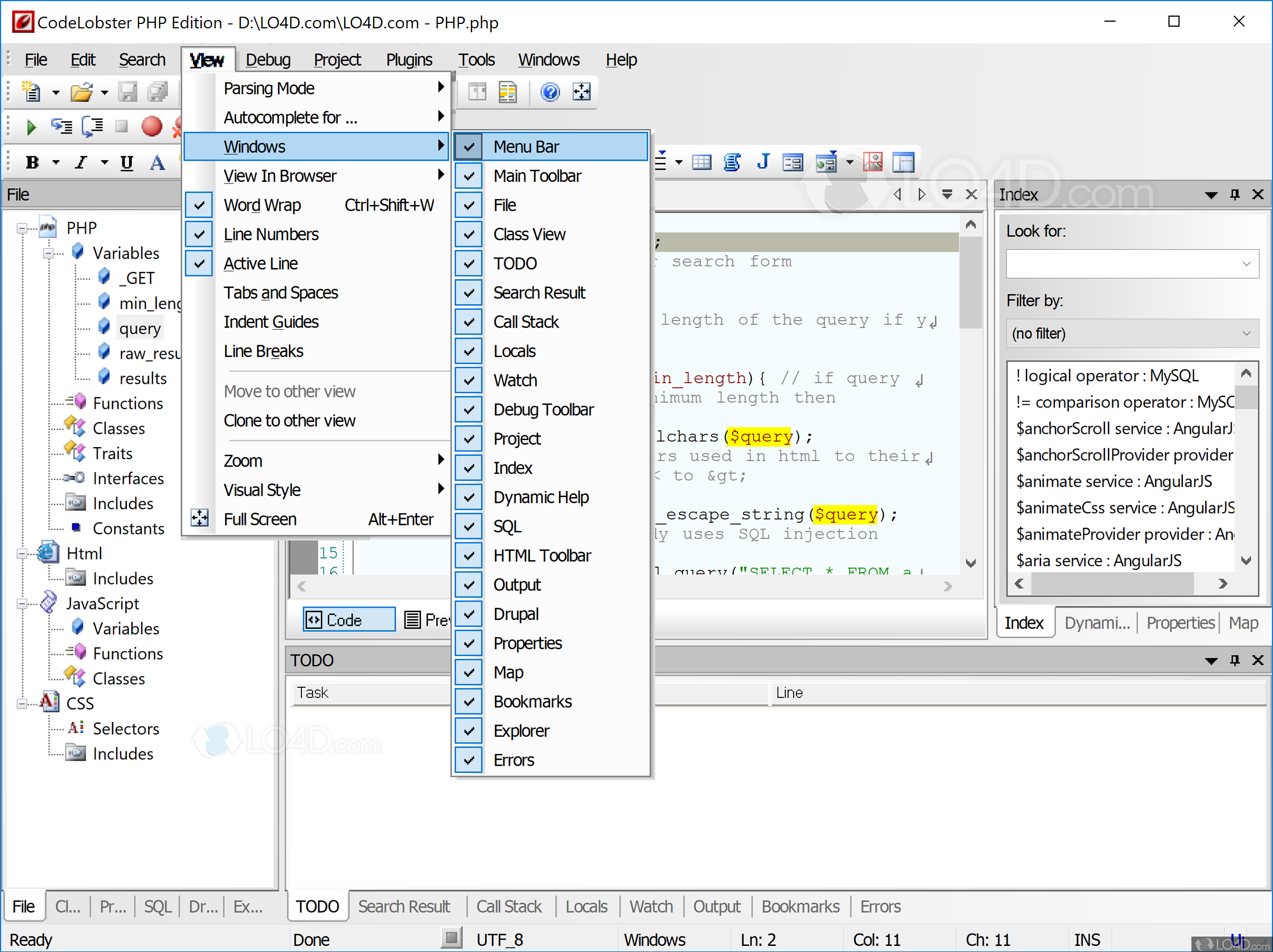 download CodeLobster IDE Professional 2.4 free