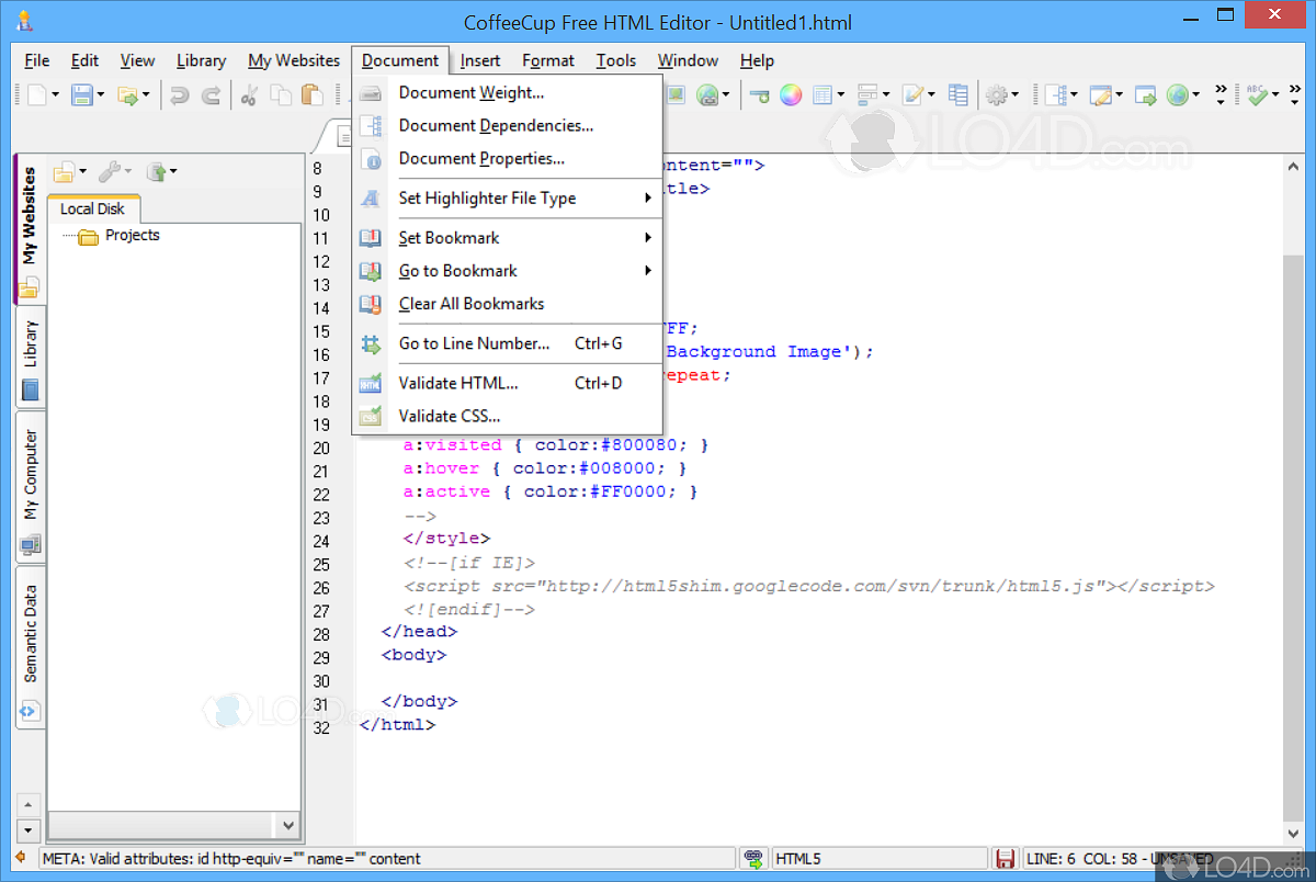 CoffeeCup Free HTML Editor - Download