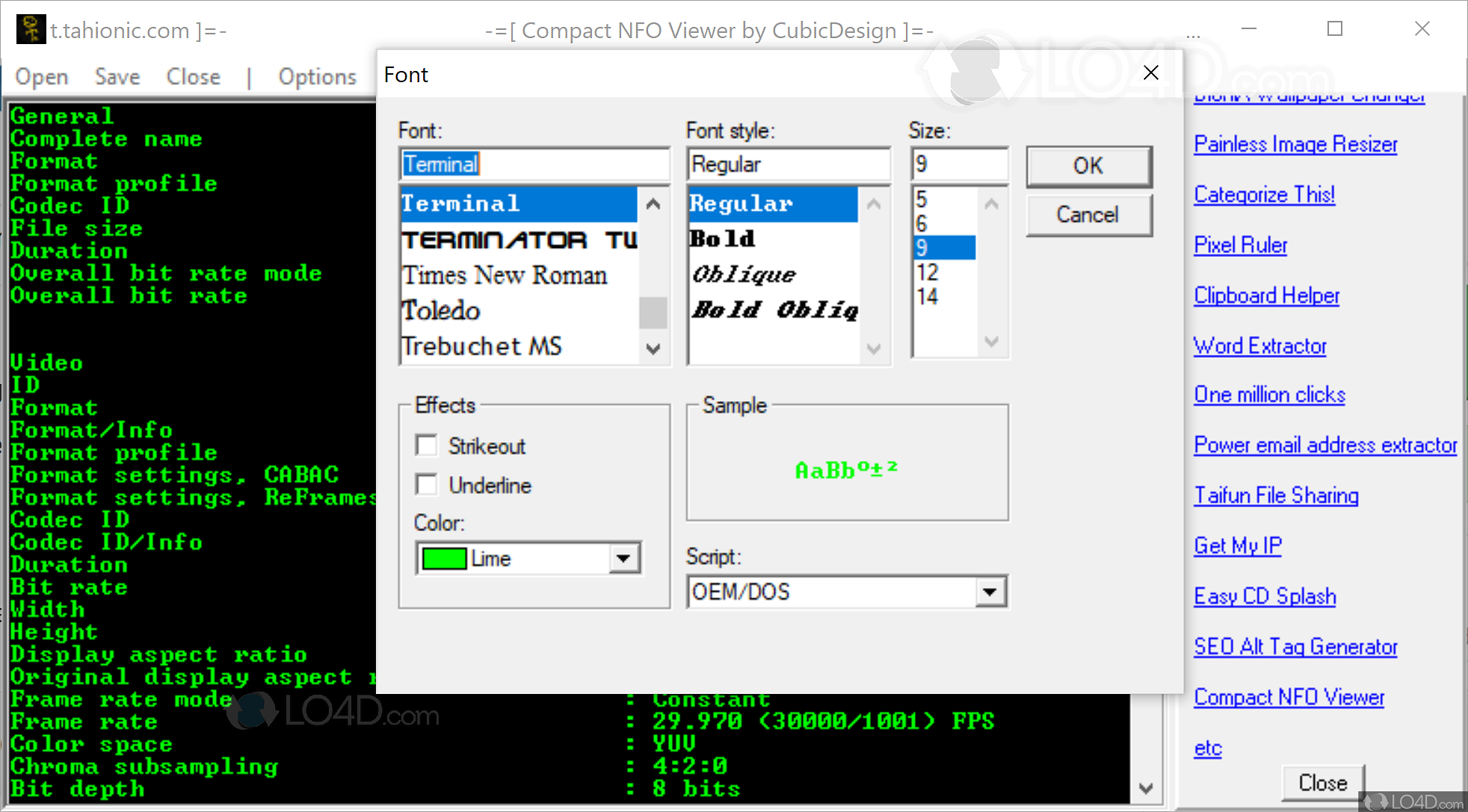 nfo viewer windows 10 64 bit