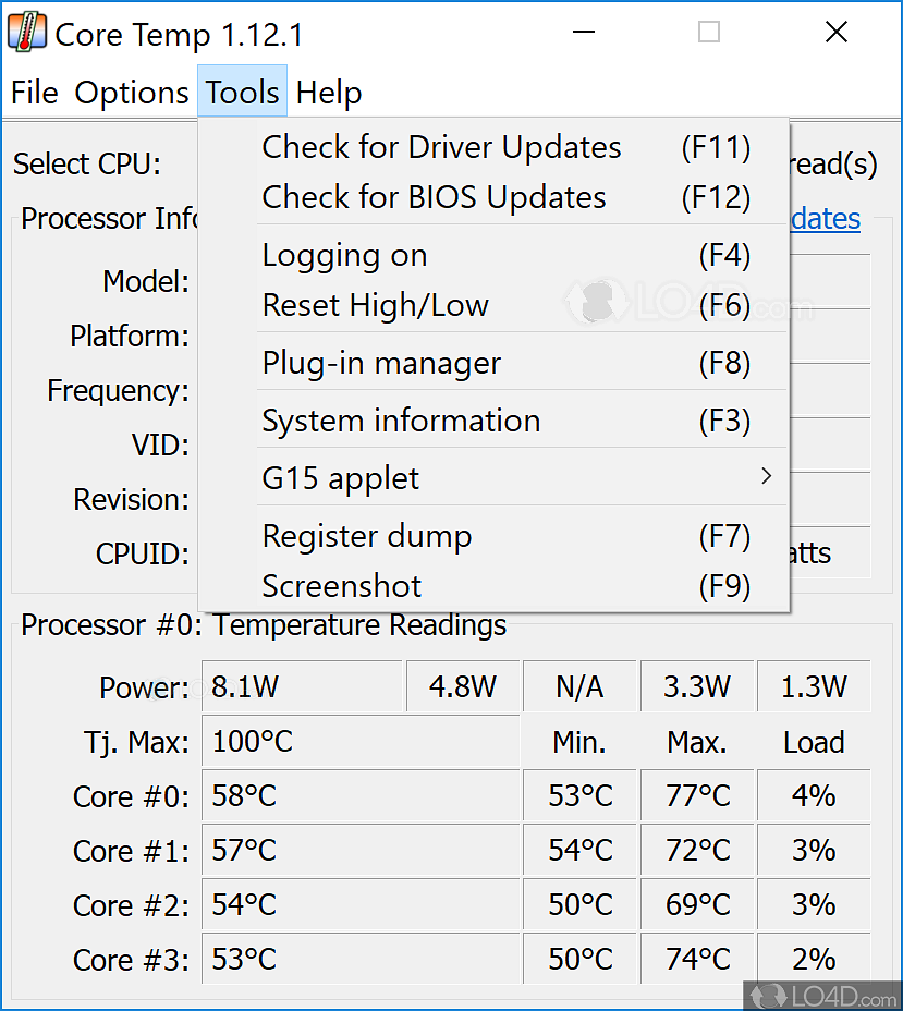 Core Temp 1.18.1 download the new for apple
