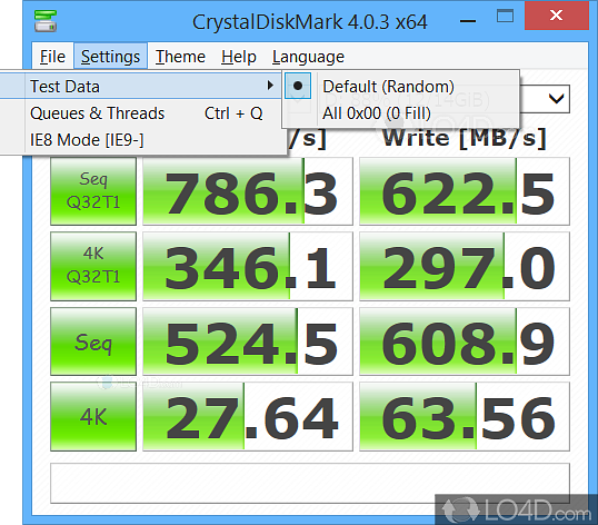 Crystal disk mark 64 bit