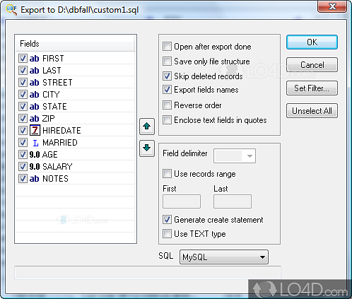 DBF Viewer 2000 - Download
