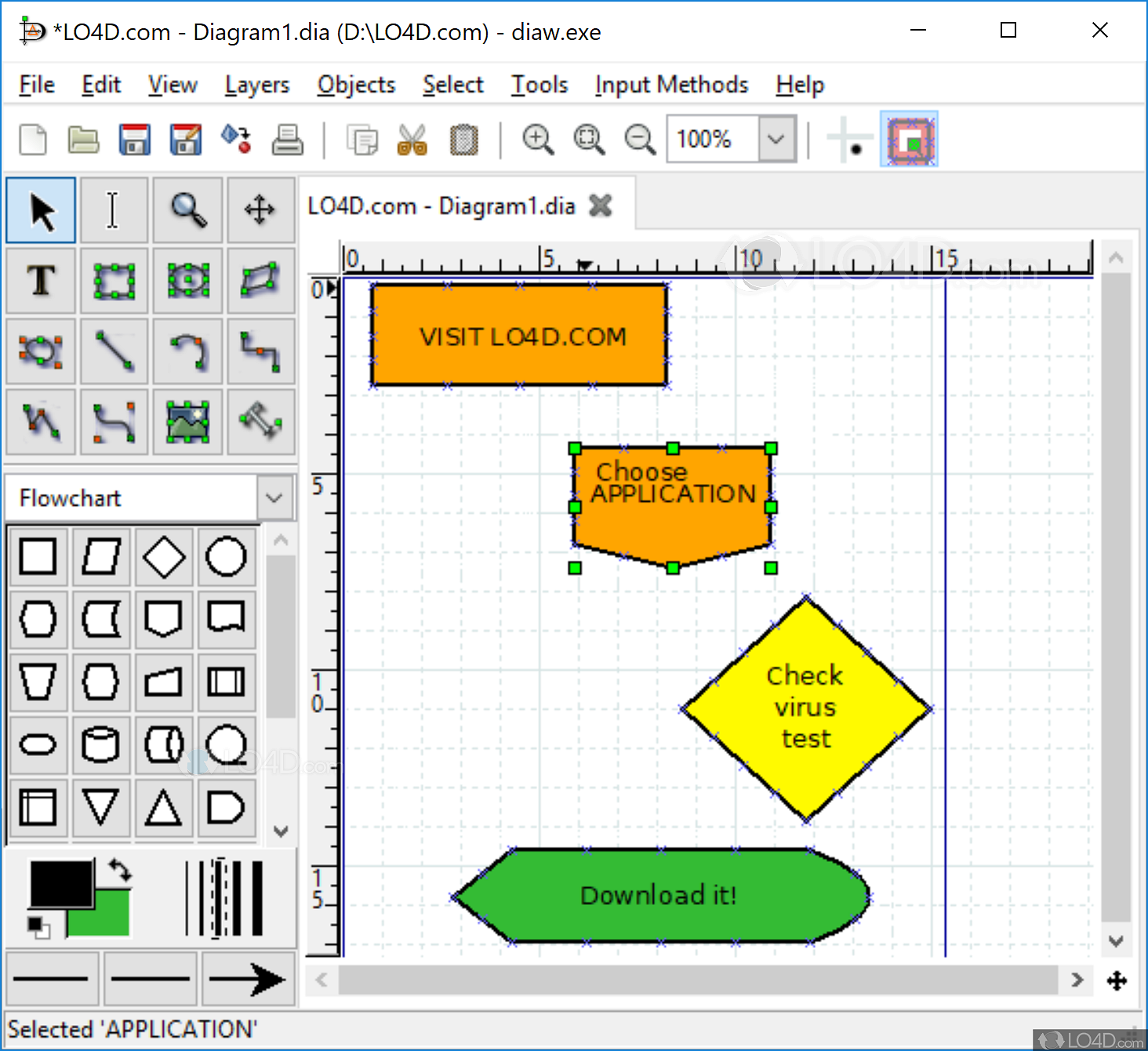 Dia Diagram Editor download - LO4D.com