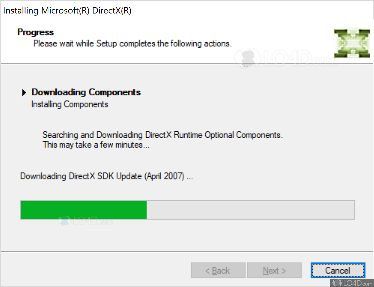 directx end pc operator runtime 10