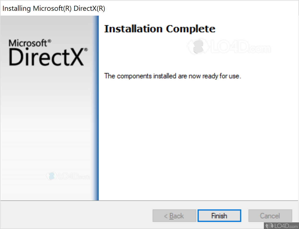 directx end user runtime web installer