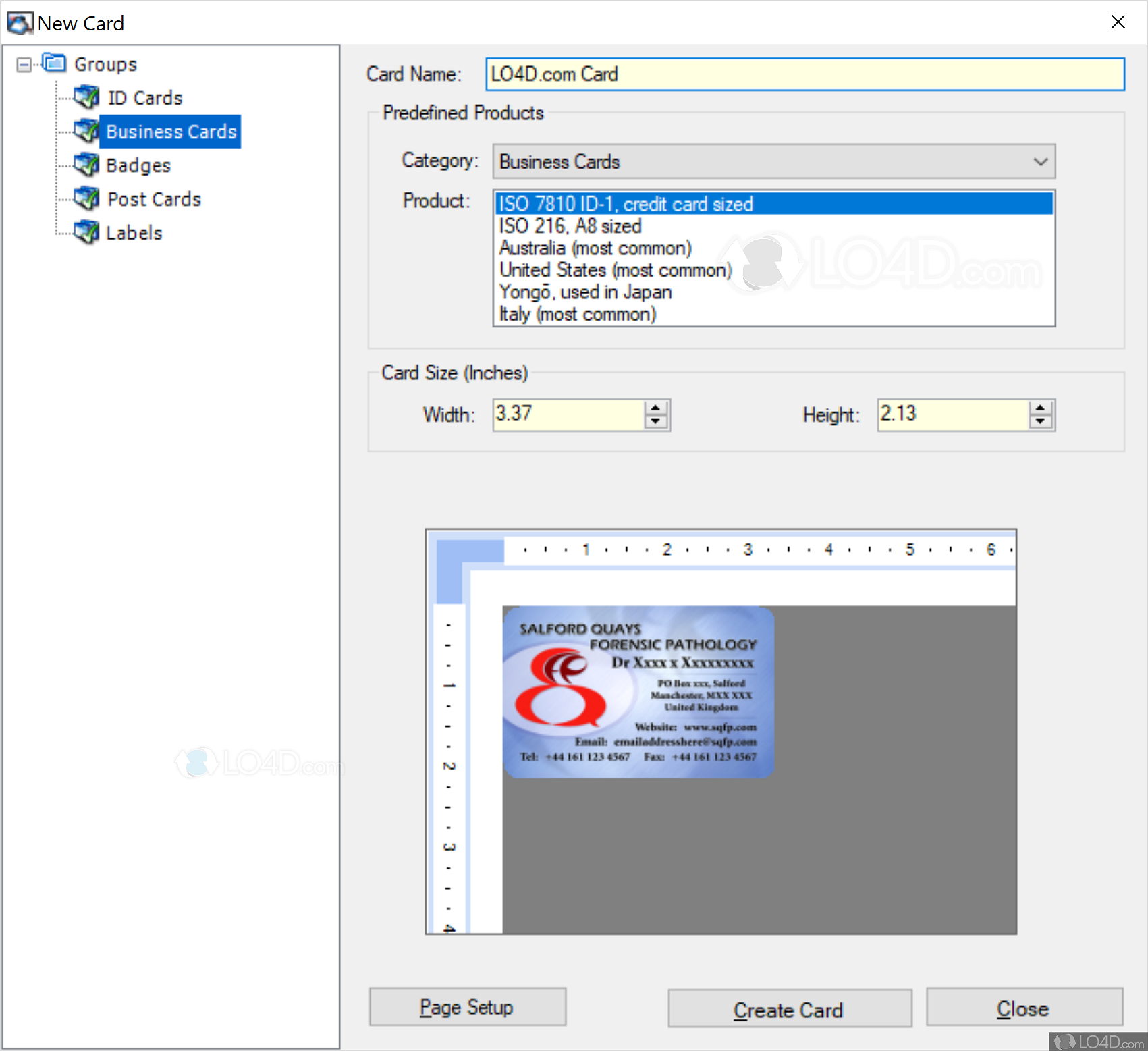 Easy card creator free download. software