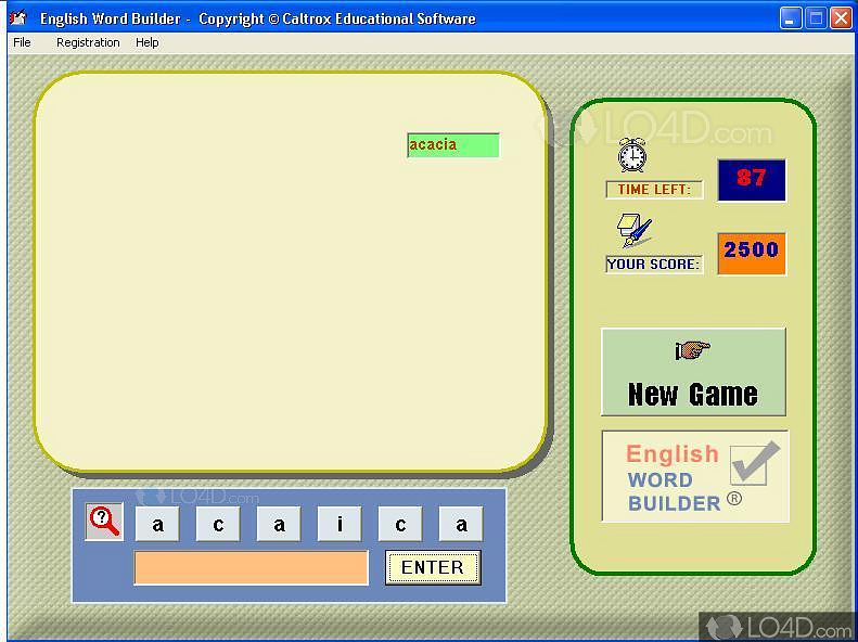 English Word Builder 2.0 - LO4D.com