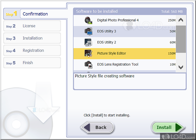 Canon eos digital solution disk