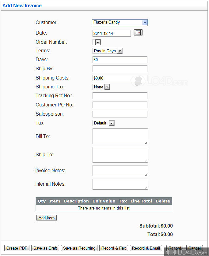 express invoice download old