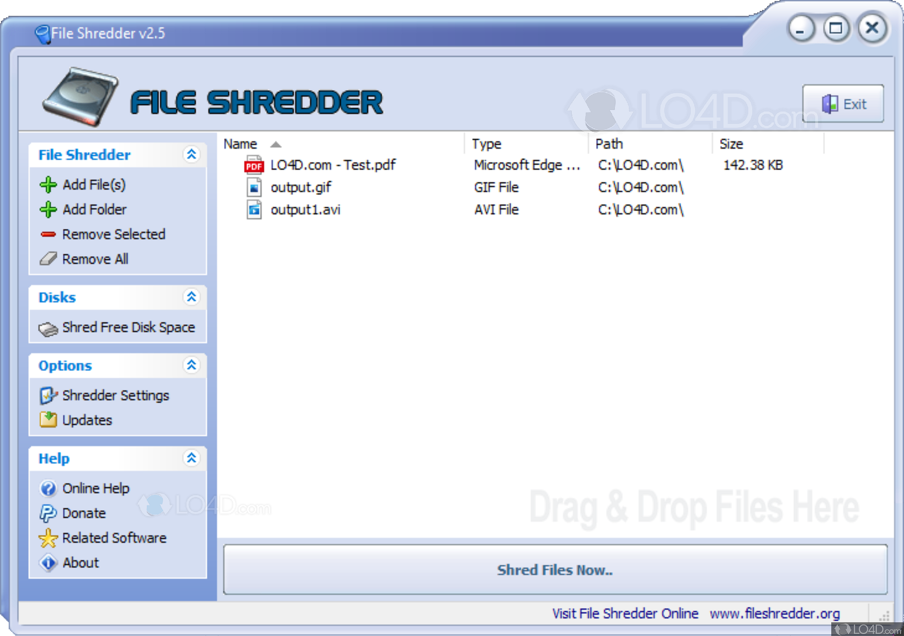 windows file shredder native