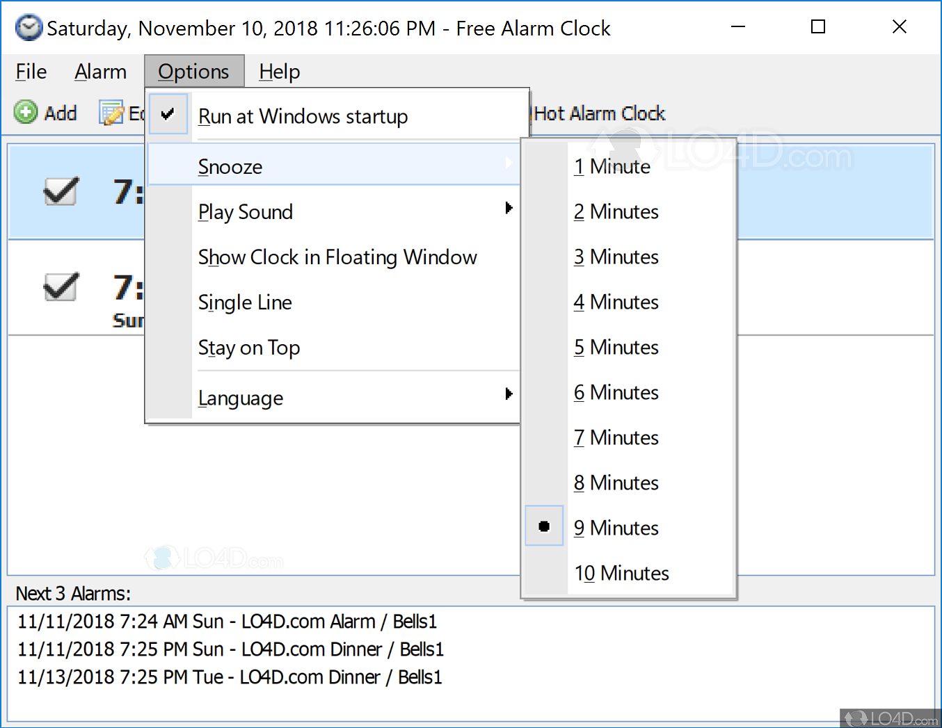 Free Alarm Clock Download