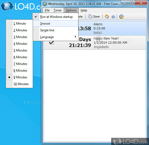 digital countdown clock software free download