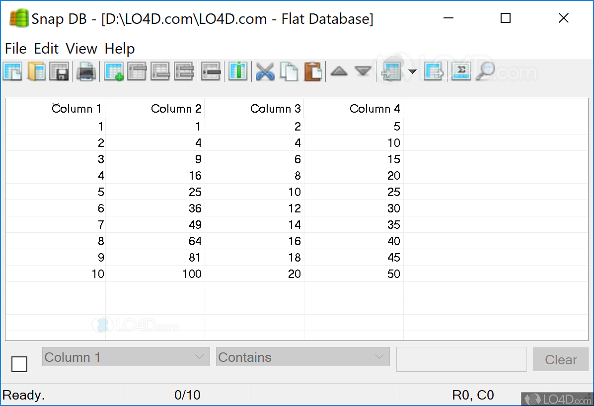 php flat file database
