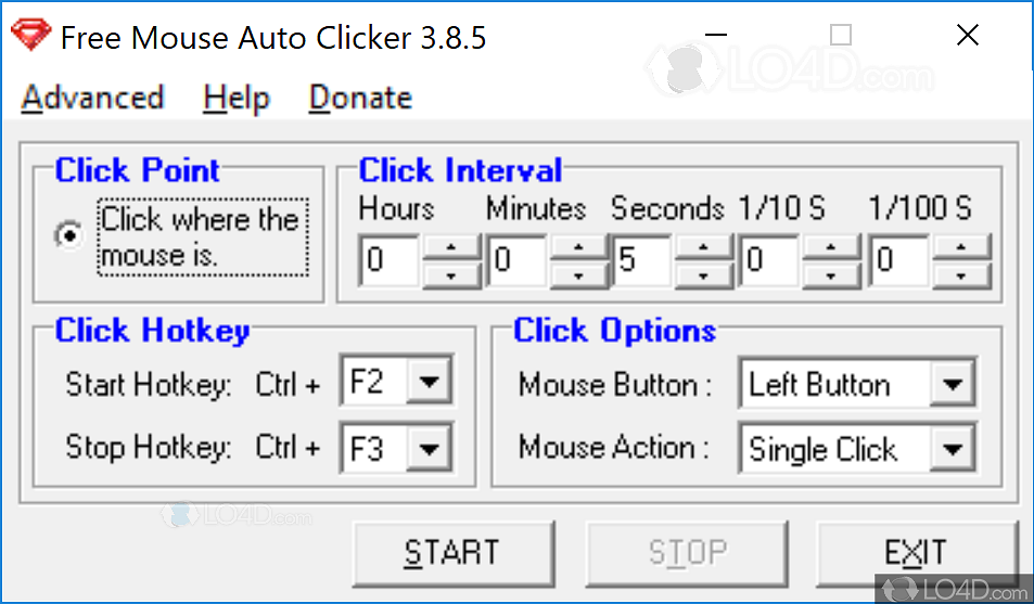 free mouse auto clicker 3.4.3