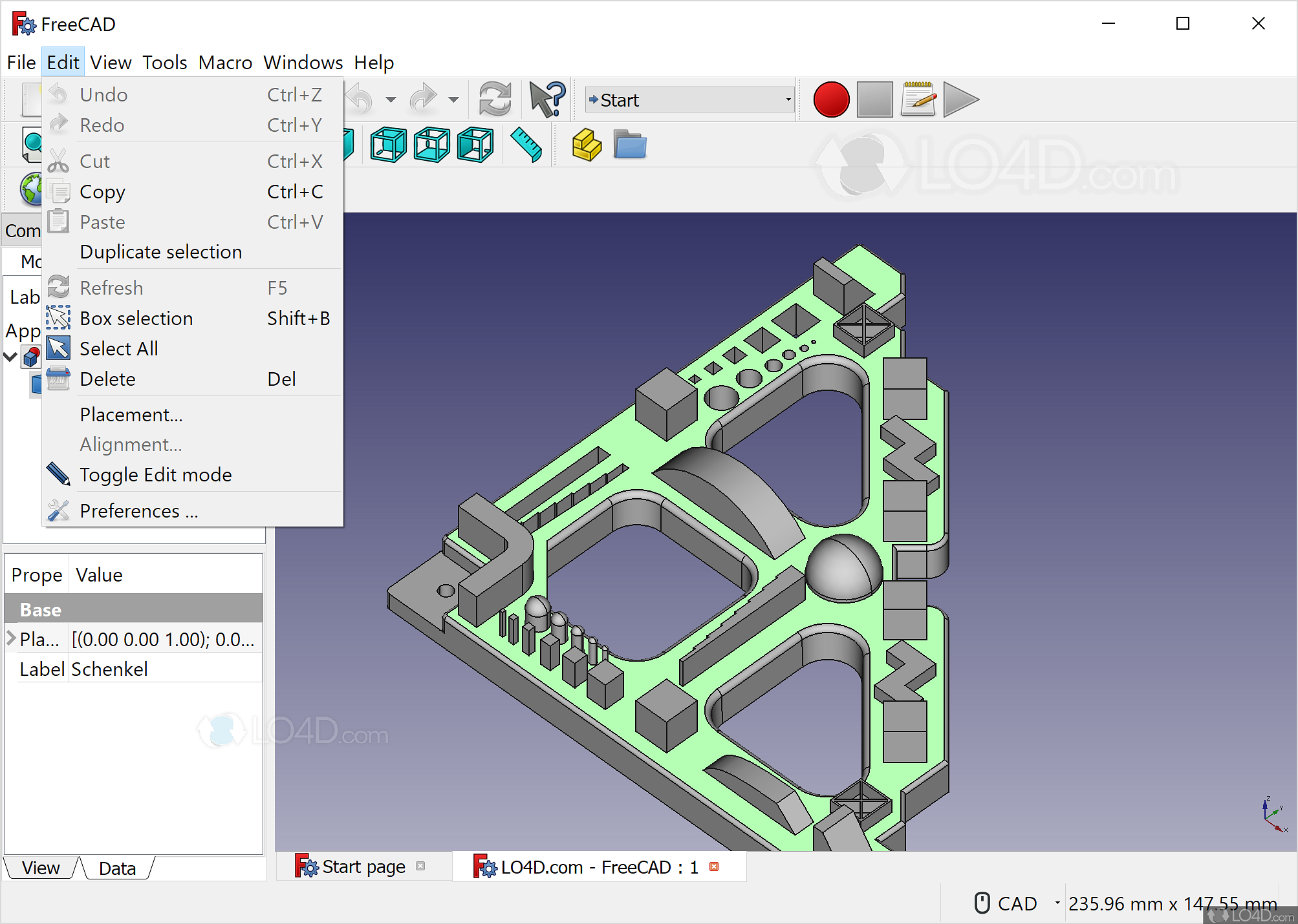 FreeCAD 0.21.0 for windows instal free