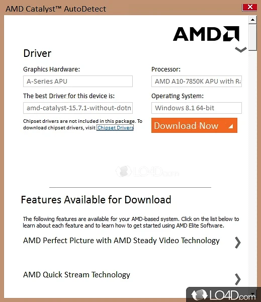 Amd driver best sale detection tool