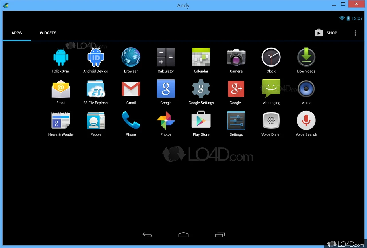 Download Google Play Store APK Android - Andy - Android Emulator