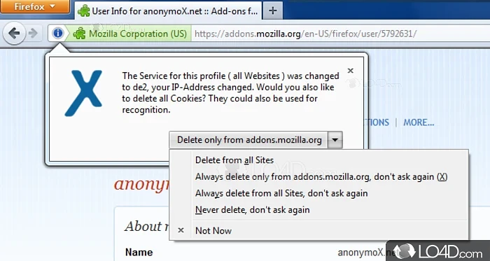 anonymoX Download