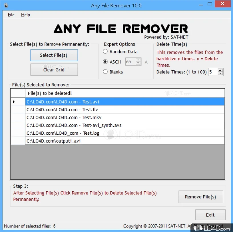 File remover shop tool