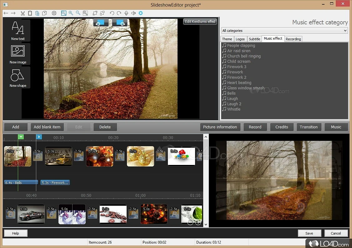 Burn data, audio tracks and videos, and backup what you deem necessary - Screenshot of Ashampoo Burning Studio