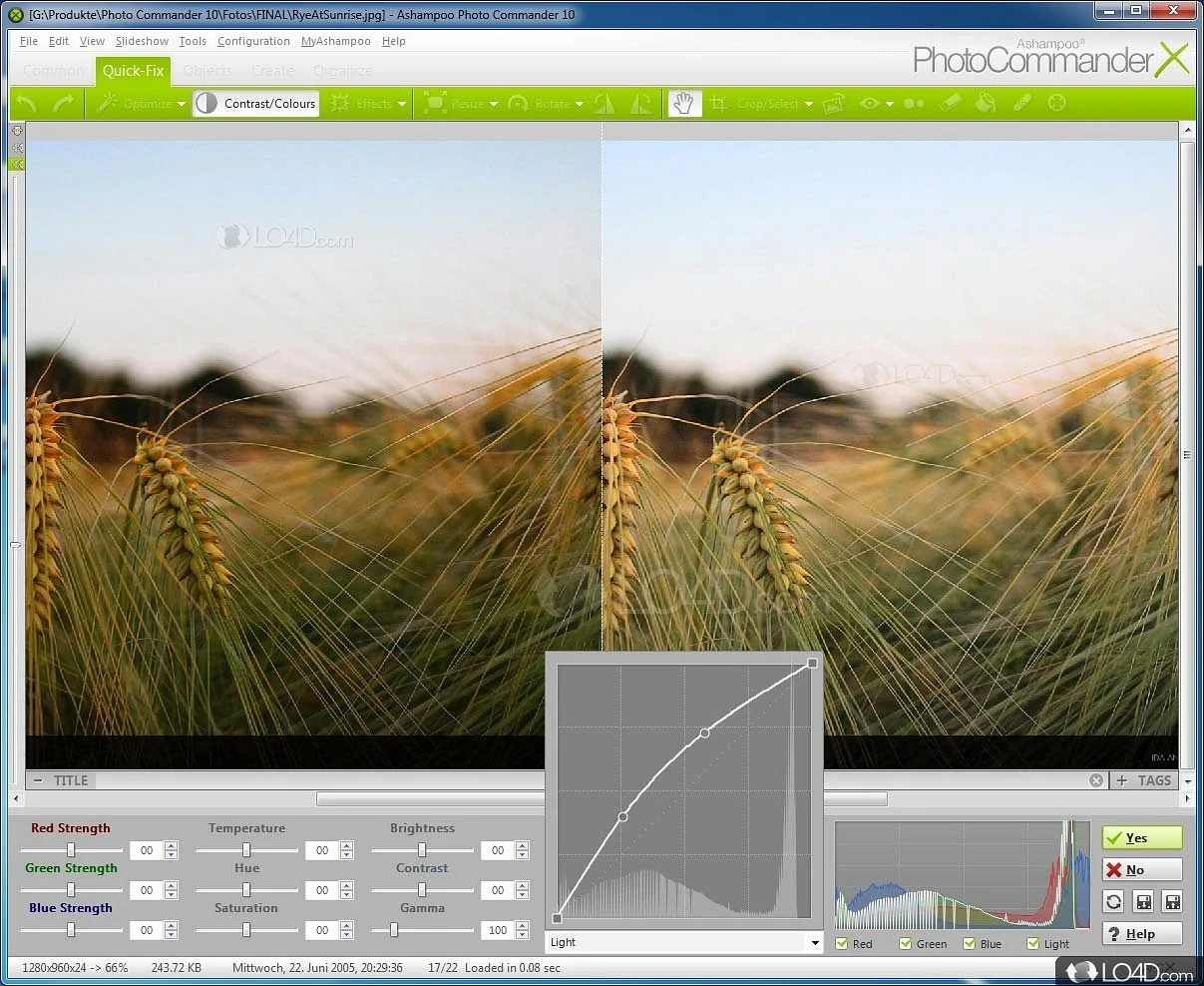 Some drawing options and creating slideshows - Screenshot of Ashampoo Photo Commander