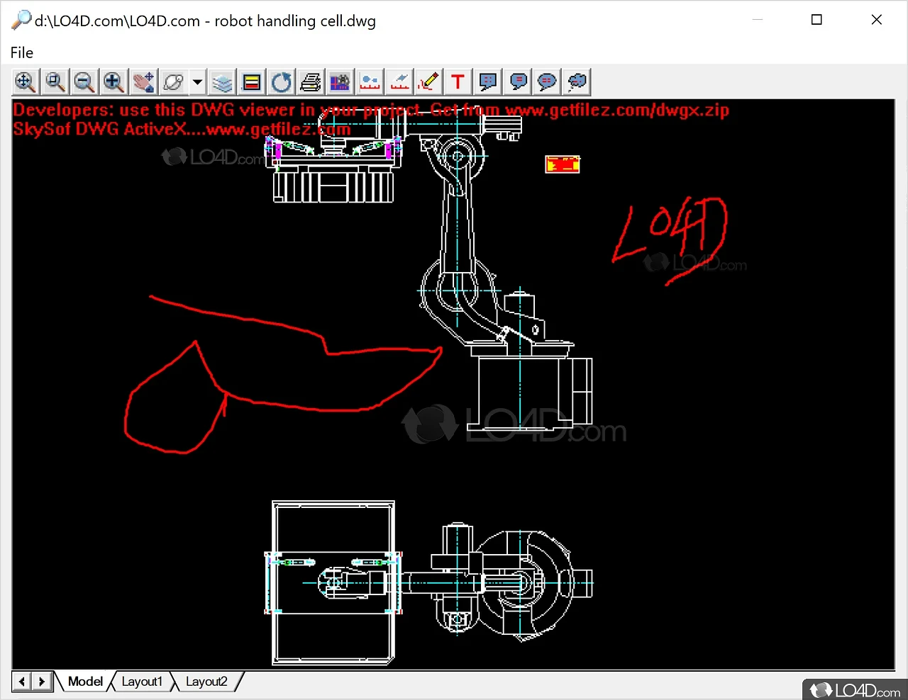 LED and LCD TV DWG, free CAD Blocks download