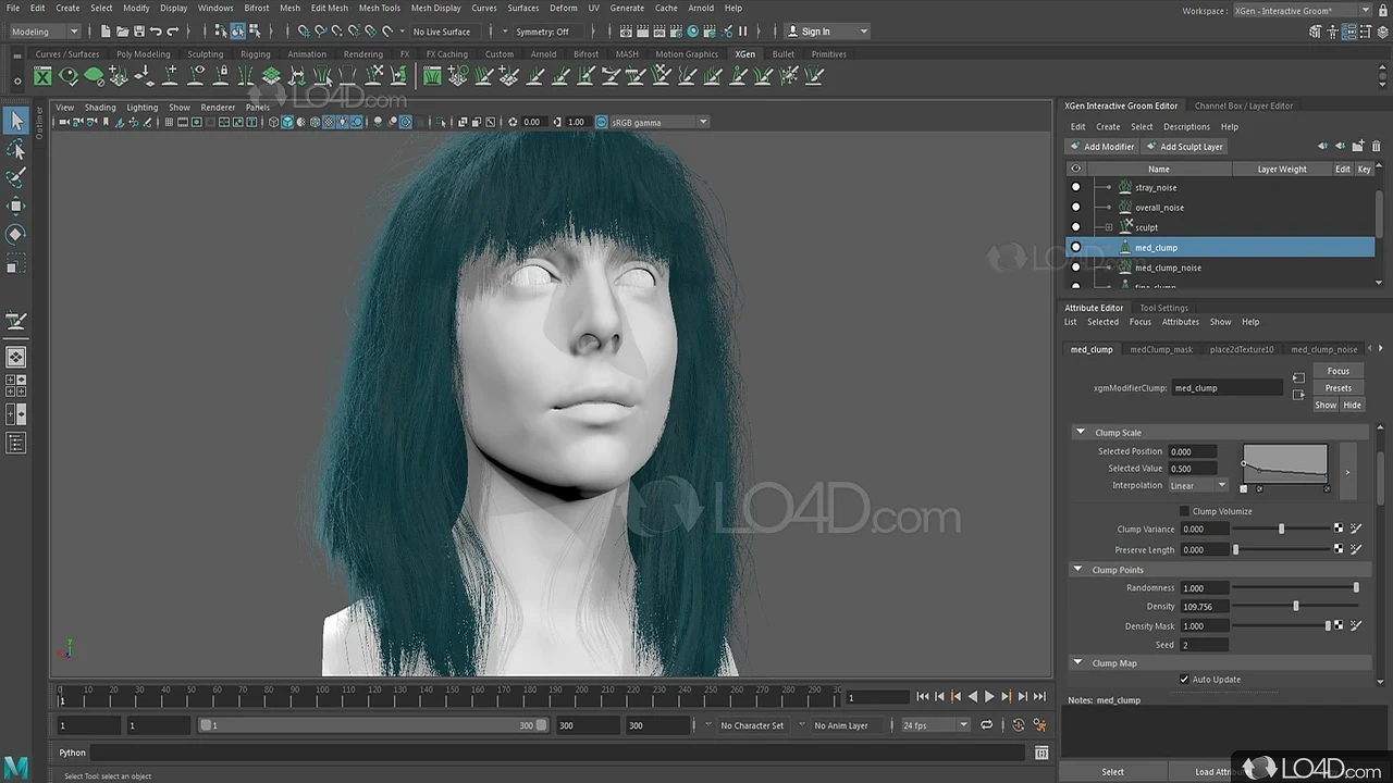 Support for various file formats - Screenshot of Autodesk Maya