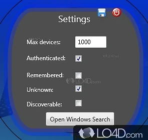 Intuitive interface with helpful info displayed - Screenshot of Bluetooth Radar