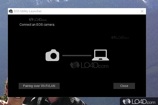 Remotely control a Canon EOS camera from a Windows computer - Screenshot of Canon EOS Capture