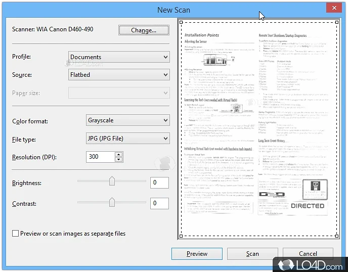 Simplify scanning operations - Screenshot of Canon MF Toolbox