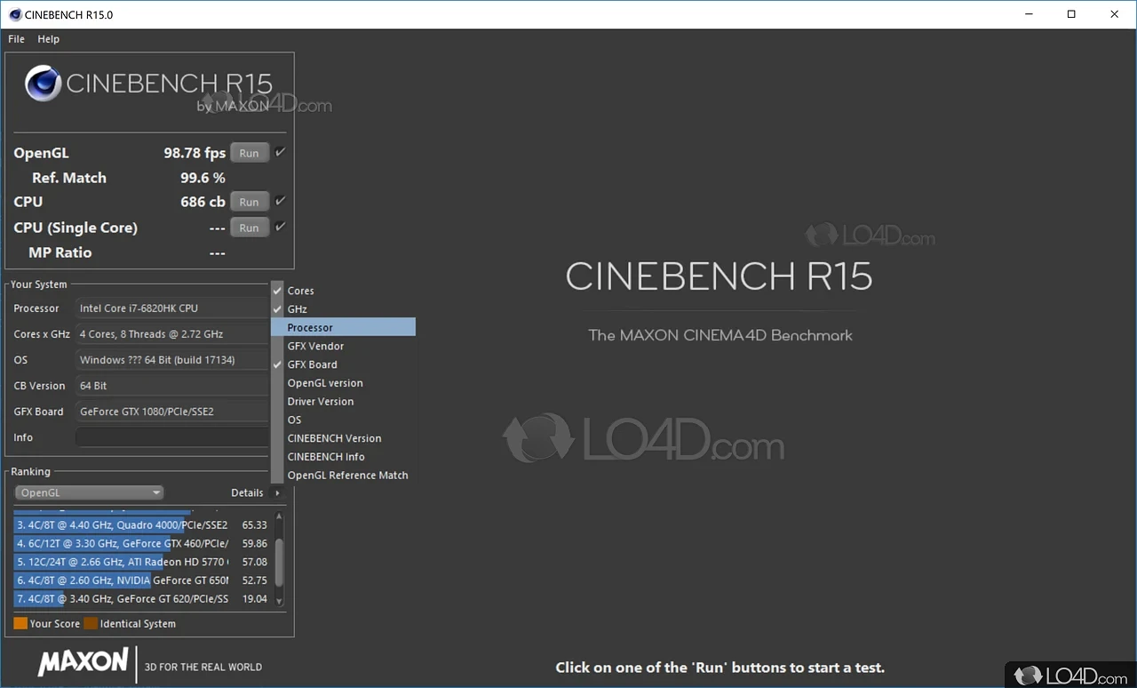 Cinebench gpu sales