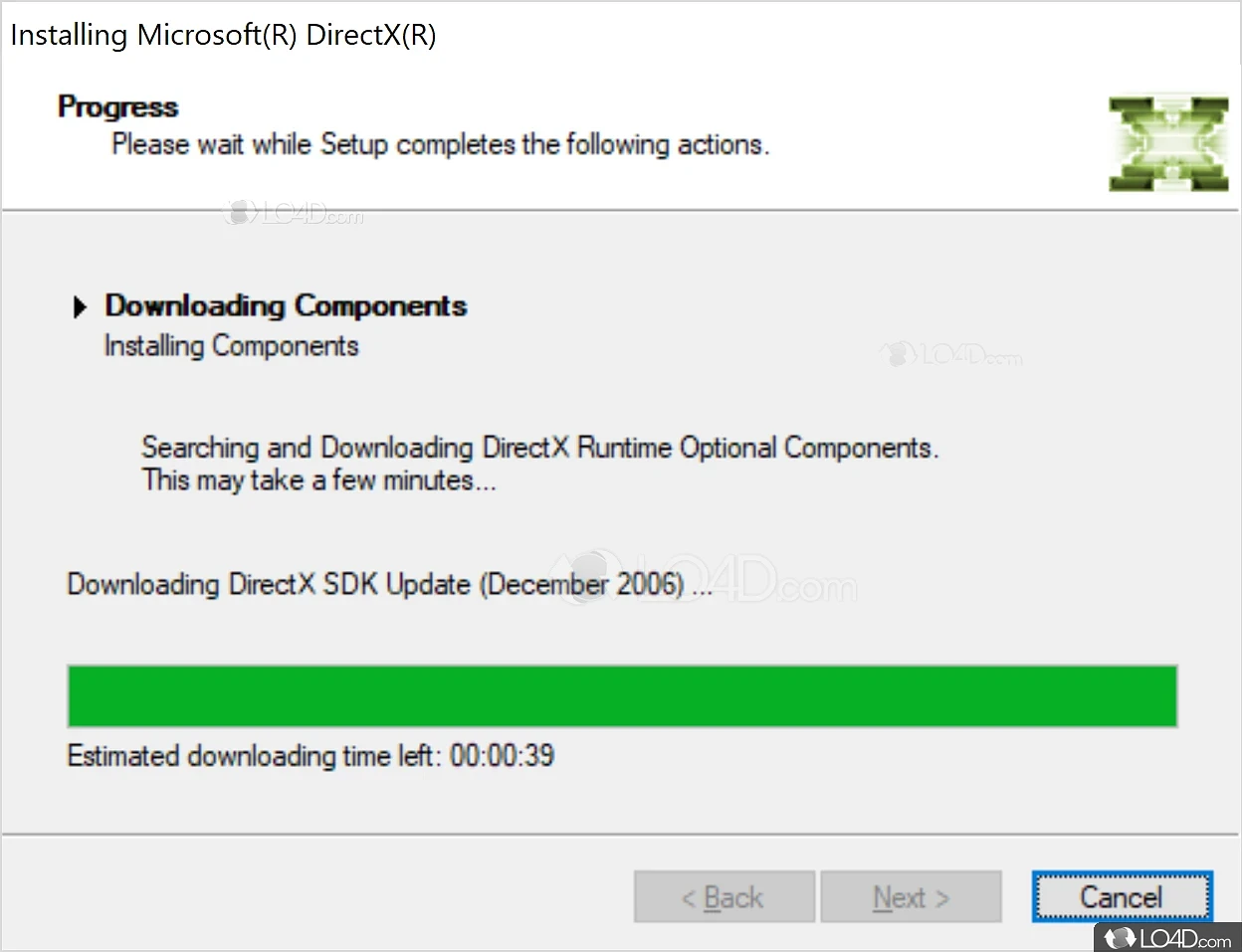 Microsoft DirectX SDK Download - Contains all that's required to create  DirectX compliant applications