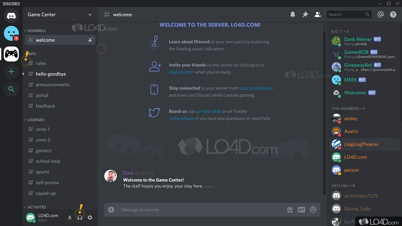 Download Diserver - Servidores Discord App Free on PC (Emulator